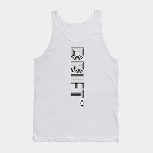 Drift Print Black Vertical Tank Top